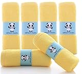 【TWO Promises】① The latest textile technology, double-layer materials.Ultra thick & absorbent baby towels. Excellent longevity makes them full reusable. ② HIPHOP PANDA Premium wash clothes. Ideal solution for babies's skin. 【Magical 2 - Layer】The lat...