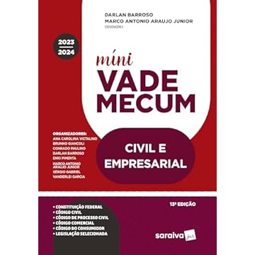 Capa do livro Mini Vade Mecum - Civil e Empresarial - Meu Curso - 13ª edição 2024
