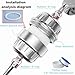 Shower Filter, 15 Stage Shower Head Filter for Hard Water with 2 Cartridges, High Output Shower Water Filter to Remove Chlorine, Fluoride and Other Impurities, Improves Skin Condition, Protects Hair