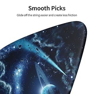 Moon Stars And Planets Lot de 6 médiators pour guitare acoustique, guitare électrique, basse, ukulélé – fins, moyens et… - Les Beatles, Paul McCartney, John Lennon, RIngo Starr, George Harrison Moon Stars And Planets Lot de 6 médiators pour guitare acoustique, guitare électrique, basse, ukulélé – fins, moyens et… – Image 7