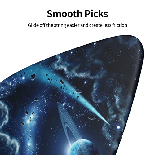 Moon Stars And Planets Lot de 6 médiators pour guitare acoustique, guitare électrique, basse, ukulélé – fins, moyens et… - Les Beatles, Paul McCartney, John Lennon, RIngo Starr, George Harrison Moon Stars And Planets Lot de 6 médiators pour guitare acoustique, guitare électrique, basse, ukulélé – fins, moyens et… – Image 8