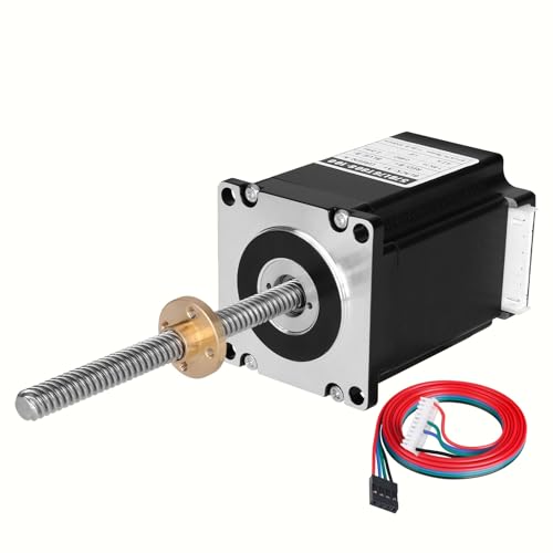 Moteur pas à pas Nema 23 TR8x8 de 76 mm avec câble de connecteur 1 m
