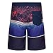 Hurley Boys' Americana Floral Board Shorts (Big Kid), Night Force