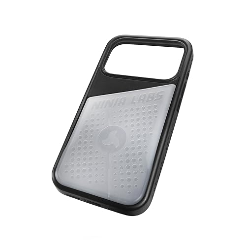Ninja Labs Flex Pouch Phone Case (Stretches to Hold 30+ Cards, Airpods, Lip Balm, Car Key & Cash) (Black/Clear, iPhone 17 PRO MAX) by Ninja Labs - Image 2