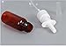 12PCS Amber Plastic Empty Refillable Nasal Spray Bottles Fine Mist Sprayers Atomizers Makeup Water Container For Perfumes Essential Oils Travel (10ml)