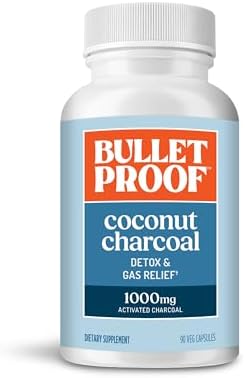 Bulletproof Upgraded Coconut Charcoal Capsules - 90 Ct.(500 mg)