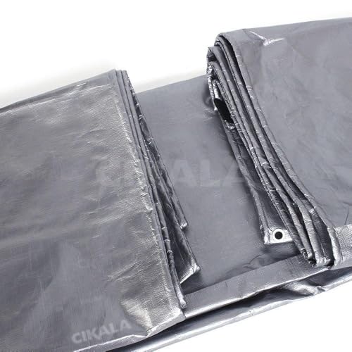 Lona Cinza x Preta Ck300 Micras 2.5x1.5 Metros