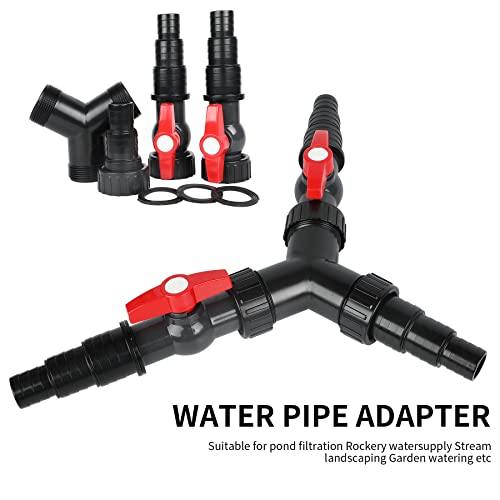 Forever Speed 3-Way Valve Y Distributor Water Distributor for Pond Pump and Watercourses 25/32/38mm (1"/1 1/4"/1 1/2") - Image 2