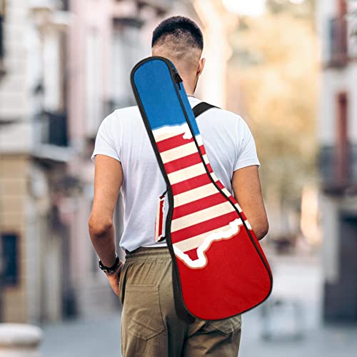 Housse pour ukulélé avec drapeau de la carte américaine des États-Unis – Rembourrage épais en éponge de 10 mm – 53,3 cm… - Les Beatles, Paul McCartney, John Lennon, RIngo Starr, George Harrison Housse pour ukulélé avec drapeau de la carte américaine des États-Unis - Rembourrage épais en éponge de 10 mm - 53,3 cm… – Image 6