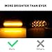 KURL-T Led Dynamic Side Marker Turn Signal Light Sequential Blinker Light For Volkswagen VW Bora Golf 3 4 Lupo Passat 3BG Polo Sharan Vento 1994-2005 2 pack