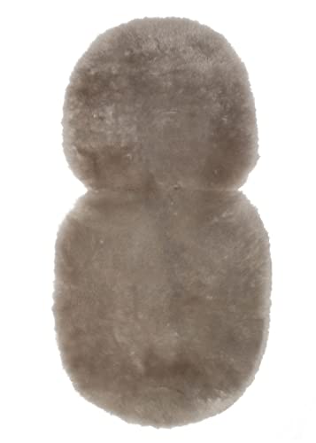 Naturally Sheepskins Luxury Shorn Sheepskin Pram Liner - 100% Natural, Universal fit, Breathable, Temperature regulating, Easy Care (Taupe)