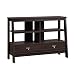 Sauder Trestle Anywhere Console, For TV's up to 42", Jamocha Wood finish