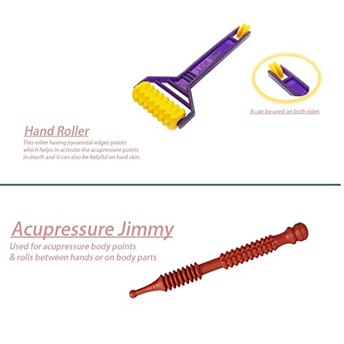 Image of Therapy Massager Combo Kit Contains Jimmy, Finger Ring, Karela Roll & Foot Roller
