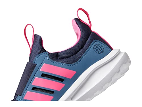 adidas Tênis de corrida infantil Activeride 2.0, Azul marinho/pulso magenta/azul alterado (slip-on),