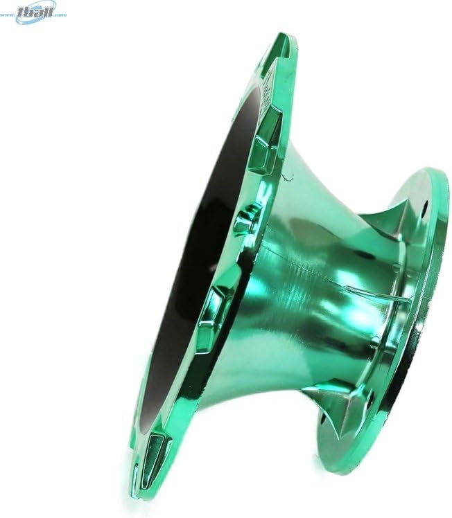 TBH2INSHORTBKGRE DJL Short 2-inch Bolt On Horn Black Green