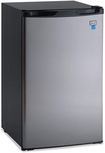 Avanti Model Rm4436ss - 4.4 Cf Counterhigh Refrigerator - Black W/stainless Steel Door - 4.40 Ft - Manual Defrost - Black, Stainless Steel by Avanti