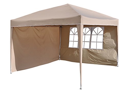 Cover di ricambio per gazebo da esterno eurogarden miami in poliestere ecrù 3x3 m