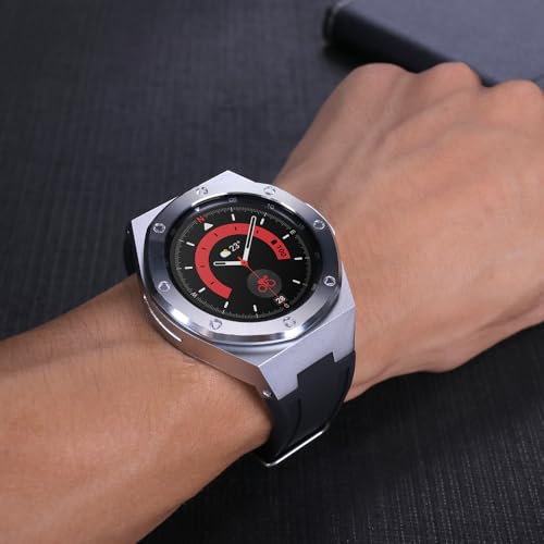 Bracelet silicone Samsung Watch 4 Classic 46mm de qualité premium luxe - 2