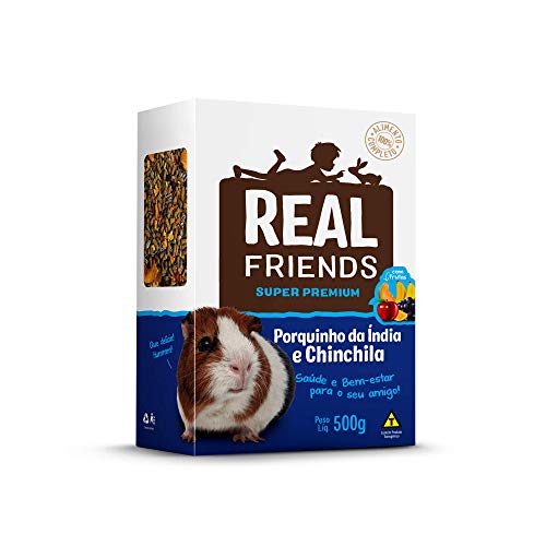 Real Friends Porquinho da India e Chinchila com frutas, ZOOTEKNA - 500 g