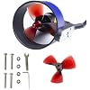 7Kg Thrust Underwater Thruster 12-24V Waterproof Brushless Motor with 80mm Propeller for Boats Paddle Boards for Inflatable,Paddle Boards,Fishing Boats