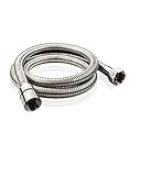 PHASAT 39-Inch short Indoor Outdoor Shower Tube Replacement Stainless Steel Handheld Shower Hose,Brushed Nickel,A3107N-1.0