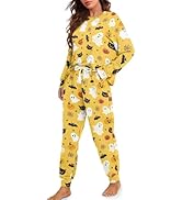 Amazon.com: TOFRIMADE Soft Pajamas for Women Halloween Skull