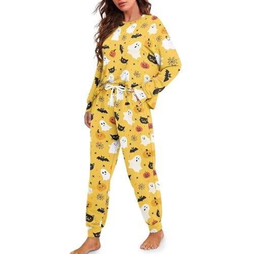 Pyjama Halloween Ghost femme vêtement nuit cadeau automne