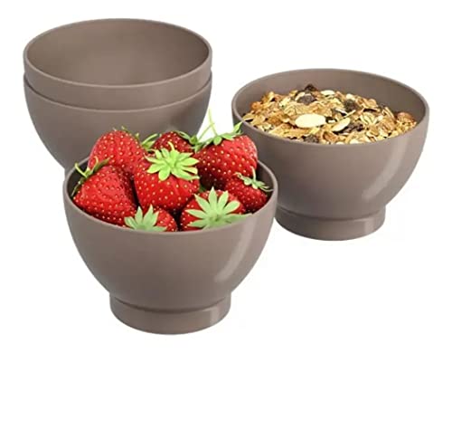 Kit 4Pc Cumbuca Cozy, 500Ml, Warm Gray, Coza