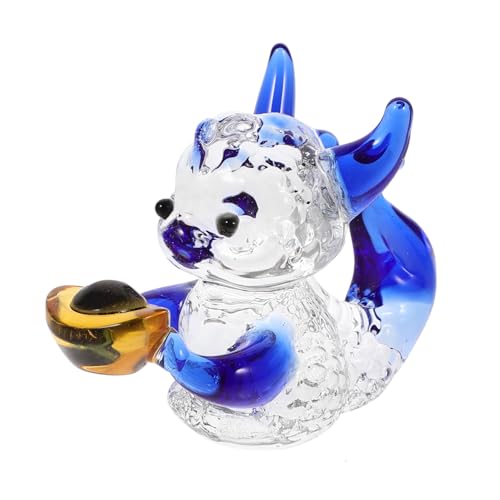 Dragon modélisation décor de bon augure en verre pour maison