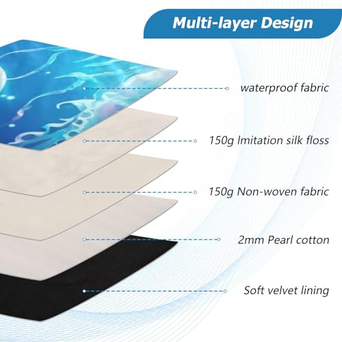 Funda para Portátil Sea Jellyfish 13-14 Pulgadas Resistente al Agua miniatura 4