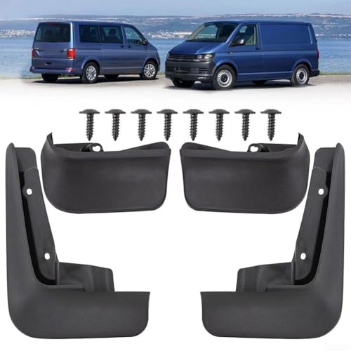 Protectores contra salpicaduras diseñados para Transporter para Caravelle para T6 para T6.1 Kombi 2015 2021 7H0075111 Kit de guardabarros trasero y delantero
