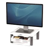 Fellowes Premium - Soporte de Monitor de hasta 53,3 cm (21'), Color Platino