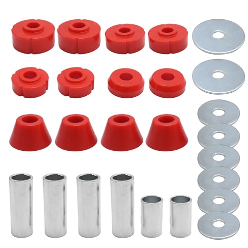 Vkinman 7-101 Body Mount Bushings Kit, Replacement for Chevy Regular Cab C10/C15 1967-1972, Replacement for GMC Regular Cab C10/C15 1967-1972
