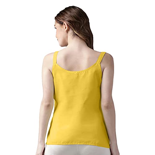 Image of Cotton Short Camisole Non-Stretchable Slip for Women | Short Kurti Slip | Short Camisole | Half-Length Lining | Waist Length Inner | Sameez | Samij(Half Slip)