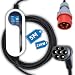 Produktbild Loady - Mobile Ladestation 22kw - CEE Ladekabel 5/10/15M Meter - Mobile Wallbox 5/10/15M - Schnellste Mobile Ladelösung - 2 Jahre Garantie - Ladekabel fur E Auto - (CEE - Type 2) 22KW (5m)