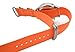 ArtStyle Watch Band with Colorful Nylon Material Strap and Heavy Duty Brushed Buckle (Orange, 22mm)