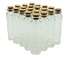 20ml Small Mini Glass Bottles Sample Jars with Cork Stoppers for Art Crafts 0.86 inch Diameter x 3.1 inches Tall, Pack of 20 by Shxstore