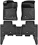 AUTOSAVER88 Floor Mats Compatible for 2013-2023 Toyota 4Runner / 2014-2022 Lexus GX460, Custom Fit All Weather Guard 2 Row Liner Set Include Front & Rear, Automotive TPE 3 Pcs Car Liners, Black