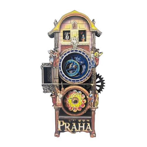 Imán de Nevera 3D de Madera Decorativo de Praga miniatura 1