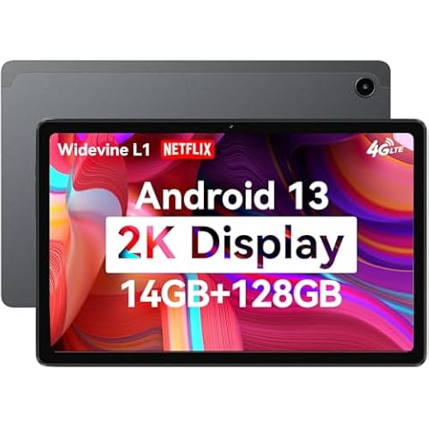 ALLDOCUBE iPlay50 Android 13 Tablet 10.4" Widevine L1 14GB(6+8) RAM 128GB ROM 2TB Expandable 2000×1200 IPS Unisoc T618 8-core CPU 4G LTE Dual SIM 6000mAh GPS 5MP/8MP Cover