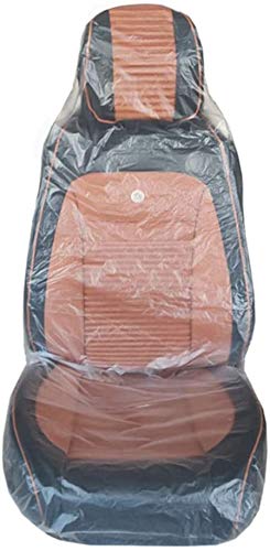 CISUNG Car Disposable Plastic Seat Covers Vehicle Protector Mechanic Valet ( Thickened/Individual Pack (20 G), 50), Seat Covers - Canada - View #5