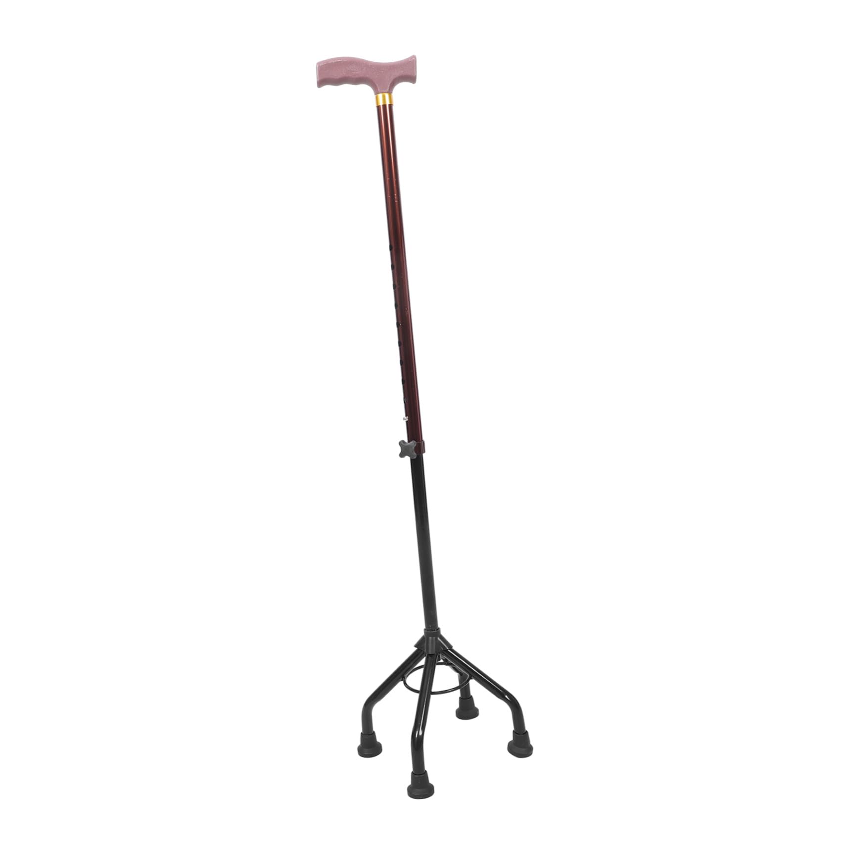 Bastone Passeggio Regolabile in Alluminio con Piedi Stabile e per Anziani e Trekking Outdoor Impugnatura Ergonomica Antiscivolo Supporto Affidabile per Camminata e Escursioni