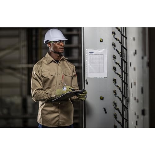 Image of Portwest FR89 Fire Resistant Safety Work Shirt in FR Bizflame 88 /12 ASTM NFPA, Khaki, Small