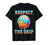 Respect The Drip Basketball Drip Shirt Boys Basketball Stuff T-Shirt