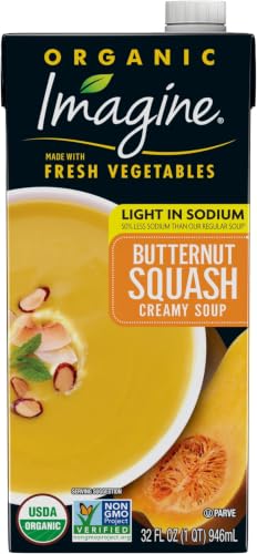 Image of Imagine Light in Sodium Organic Creamy Butternut Squash Soup 32 oz (Pack of 6)