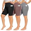 QGGQDD 3 Pack Plus Size Biker Short...