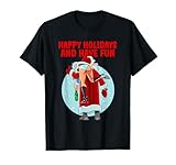 Photo Gallery happy holidays - scritta divertente babbo natale maglietta Photo Gallery happy holidays - scritta divertente babbo natale maglietta