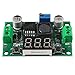 AITRIP 2pcs LM2596 Adjustable DC-DC Step Down Buck Power Convert Module 4.0-40V Input to 1.25-37V Output with LED Voltmeter Display