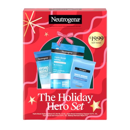 Neutrogena Holiday Hero Skincare Gift Set, 4 Items