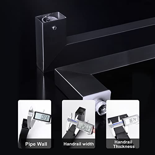 Poignée de porte en acier inoxydable plat pour un style grange chic
